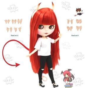 A beautiful demon blyth doll